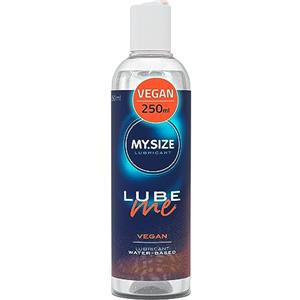 MY.SIZE Lube Me gel lubrificante Premium vegano 250 ml I Lubrificante senza sostanze animali I Gel lubrificanti a base acqua I Lubrificante per toys e preservativi in lattice I water based