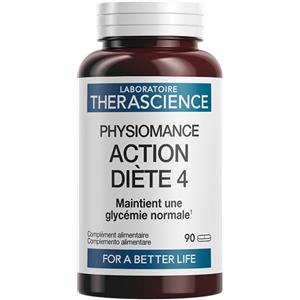 THERASCIENCE SAM Physiomance Action Diet 4 - 90 Compresse con Tè Verde e Cannella per il Benessere Quotidiano