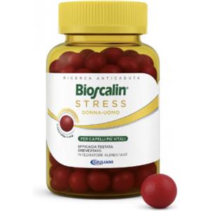 Giuliani Bioscalin Stress - Integratore Anticaduta per Capelli in 30 Gummies al Gusto Frutti Rossi