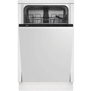 Beko DIS35023 Beko Lavastoviglie SLIM da incasso scomparsa totale, 45 cm, 10 coperti, LED, Mezzo carico, DIS28023