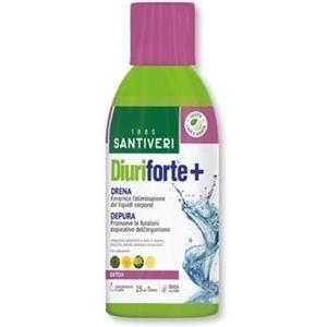 SANTIVERI Diuriforte 500 ml - Integratore Drenante a Base di Estratti Vegetali con Ananas e Equiseto