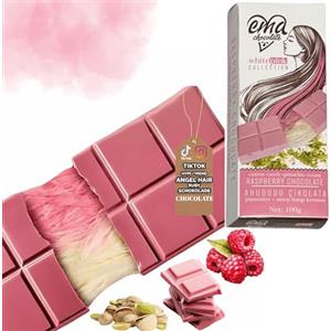 Bodesa Valore Handmade Angel Cioccolato Ruby/Pink 100g Cioccolato Premium di Dubai con Crema al Pistacchio - Autentica Esperienza del Cioccolato di Dubai (Cioccolato Rosa di Dubai)