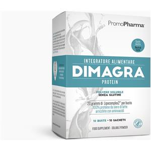 PROMOPHARMA SpA Dimagra Protein Vaniglia 10 Buste PromoPharma - Integratore Alimentare