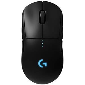Logitech G PRO Mouse Gaming Wireless, Sensore HERO 25K, 25.600 DPI, RGB, Leggero, Progettato ‎per eSport, 4-8 Pulsanti Programmabili, POWERPLAY-compatibile, PC/Laptop, Nero