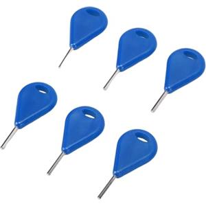 Hxyxbnhno 6 chiavi universali per tavola da surf, pinne esagonali, per tavola da surf, wakeboard, longboard, lunga durata