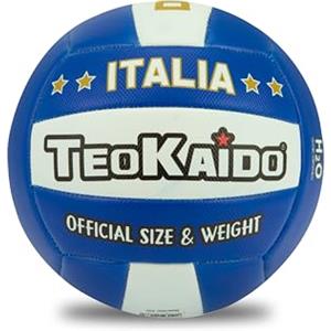 Teorema Giocattoli Teokaido - Pallone da Pallavolo Taglia 5, Palla Italia per Bambini e Adulti, per Interni e Esterni