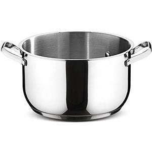 Lagostina Sfiziosa Casseruola, Acciaio Inossidabile, Grigio, 26 cm