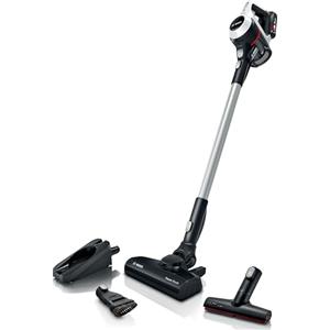 Bosch Unlimited Serie | 6 - Scopa Elettrica Ricaricabile, Aspirapolvere Multifunzione senza Fili e senza Sacco, 18V, Bianco