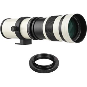 Generic Camera MF Super TelepLens F/8.3-16 420-800mm T2 Mount con AI-mount anello adattatore universale 1/4 filettatura di ricambio per Nikon AI-mount D50 D90 D5100 D7000 D3 D5100 D3100 D3000 D60