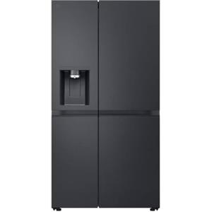 LG GSLE91EVAC - Frigorifero americano, 628 litri, no frost, nero, classe energetica C