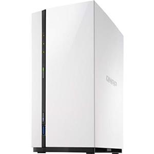 QNAP TS-228A NAS Mini Tower Ethernet LAN White storage server - NAS & Storage Servers (HDD, Serial ATA III, 3.5, FAT32,HFS+,NTFS,ext3,ext4, 1.4 GHz, Realtek)
