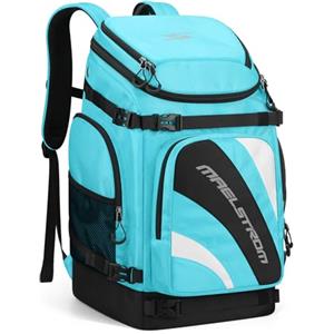 Maelstrom Borsa per scarponi da sci, grande borsa da viaggio per scarponi da sci, unisex, zaino impermeabile per scarponi da snowboard, articoli da viaggio, tra cui casco da sci, occhiali, guanti,