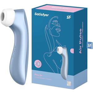 Satisfyer Pro 2 Plus | Blu | Vibratore e stimolazione clitoridea per donne | Giocattolo sessuale estremo | Ventosa e vibratore | Vibratore ad onde di pressione erotico per lei | Potente e silenzioso