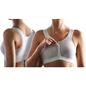 SAFTE SpA Orione Reggiseno Post-Operatorio Bianco Taglia M - Sostegno Ottimale e Chiusura Frontale