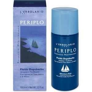 L'Erbolario Periplo Fluido Dopobarba 100 ml - Idratante e Ristoratore con Estratti di Timo e Alloro