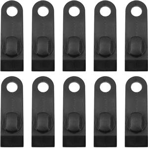 ZONADAH Set di 10 clip per tenda, robusti teloni, clip per tende, teloni, barche, copertura piscina, campeggio all'aperto