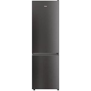 Haier, Frigorifero 2D 60 Serie 1, HDW1620DNPD, Frigorifero combinato, 377 Litri, 36 dB, Humidity Zone, Connesso, Dark Inox, AxLxP 200x59,5x65,8 cm [Classe di efficienza energetica D]