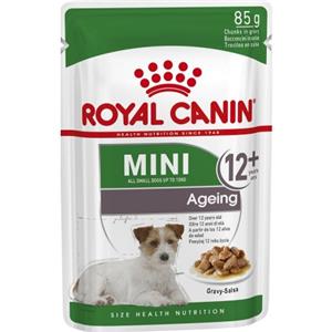 Royal Canin Mini Ageing 12 - Cibo Umido per Cani Anziani di Piccola Taglia in Salsa - 85g