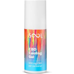 SOOL Gel Rinfrescante al CBD 100 ml | 500 mg di CBD per Massaggi a Articolazioni e Muscoli | Crema Massaggiante al CBD per Lenire e Alleviare Piedi, Ginocchia, Collo e Spalle Stanchi e Doloranti