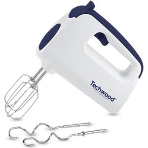 Techwood Sbattitore Multifunzione 4 in 1, Colore Bianco e Blu