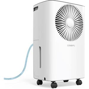 CONOPUPlus Deumidificatore Portatile 12 Litri/giorno, Scarico Continuo, Deumidificazione Auto, Modalità Sonno, Timer 24h, Deumidificatore Casa Muffa, per un'Esperienza Confortevole e Asciutta