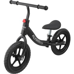ALMAR Baby Bicicletta senza pedali Colore Nero per bambini per bambini da 2 a 4 anni Bicicletta da Bilanciamento