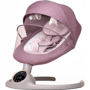BEBE2LUXE Alpha : Sdraietta Neonati Regolabile E Dondolo Automatico (Violeta)