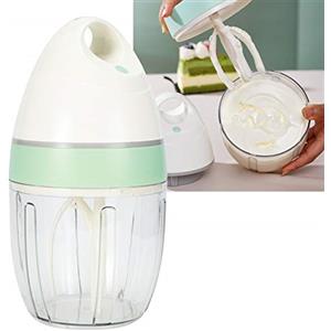 Alvinlite Sbattitore per Uova con Supporto Piccolo da 900 ml, frullino per Le Uova Elettrico, Mini frullatore per Schiuma Perfetto per Panna, caffè, Matcha, Cioccolata Calda