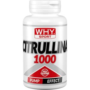 WHY SPORT CITRULLINA 1000 - Integratore Alimentare Energetico a Base di Citrullina Malato - 90 Compresse