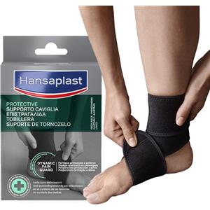 Hansaplast Sport Supporto Caviglia - Cavigliera ortopedica in Nylon con supporto a 360° e regolazione della pressione