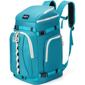 Lunidry Borse per Scarponi Sci, 65L Zaino per Scarponi da Sci Snowboard con Scomparto per Casco, Giacca, Occhiali, Guanti, Borsa da Sci, Snowboard, Pattini, Pattini in Linea