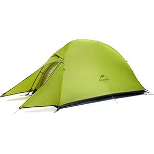 Naturehike Cloud-up Ultralight 1 Persona Tenda Impermeabile Double-Layer Camping Campeggio (20D Verde chiaro aggiornare)