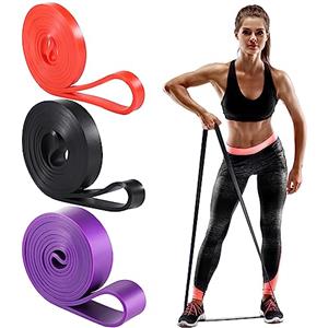 Lanjue 3 Pezzi Elastici Fitness, Elastici Palestra, Bande Elastiche Fitness Facile da Trasportare per il Fitness Pull Up Allenamento Palestra Pilates Yoga Bodybuilding