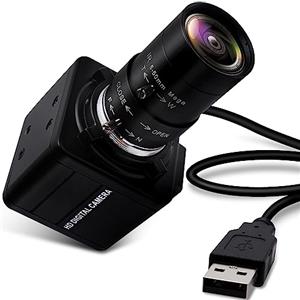 Svpro Telecamera USB 1080P 60 pfs telecamera ad alta velocità 720P 120fps/360P 260ps fotocamera PC con obiettivo manuale da 5-50 mm, zoom ottico 10X fotocamera di primo piano UVC per videoconferenze