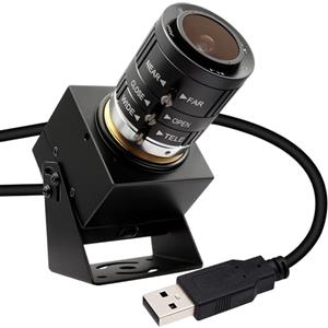 SVPRO Telecamera USB ad alta velocità 1080p, 120 fps, 12 Megapixel, 4K, Glof Swing, messa a fuoco manuale con zoom ottico 3X, telecamera industriale Lightburn UVC Plug and Play per computer portatile