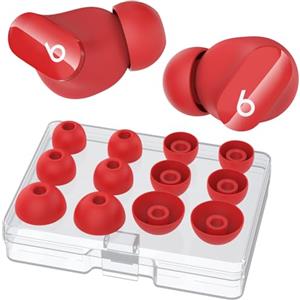 AHASTYLE Gommini Beats Powerbeats Pro 2/ Studio Buds/Solo Buds/Fit Pro/Studio Buds + Auricolari Riduzione del Rumore Accessori 6-Paia S/M/L [Lattina nel Custodia]