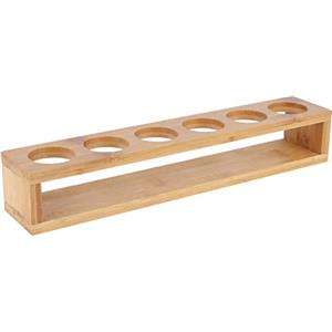 Joyzan Vassoio per Bicchierini, Portabicchieri Legno Supporto Bicchierini Porta Volo Whisky Organizer Vetro Scaffale Stoccaggio Espositore Condimenti Portaspezie Bicchieri Liquori Set Shot Tequila