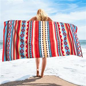 LUROON Telo Mare Grande 90 x 180cm, Asciugamano da Spiaggia Telo da Bagno Asciugamani da Sauna, Telo da Viaggio, Coperta da Spiaggia, Coperta da Picnic, per Sport Palestra Nuoto Campeggio e Bagno