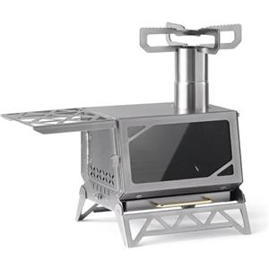 Naturehike Fornello a legna portatile, Stufa da campeggio leggera, mini pieghevole, per barbecue, pic-nic, escursionismo