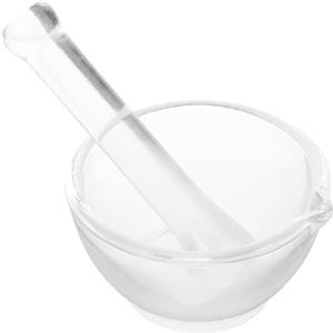 JECOMPRIS 1 Set mortaio di ciotola per macinare il mortaio martellatura manuale mortaio e pestello strumenti chimici frullatori ciotola di macinazione pestello di pillole mini Frantoio