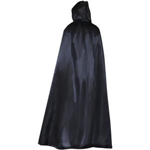 byou Mantello con Cappuccio,Halloween Lungo Mantello Nero Unisex Cape à Capuche per Il Costume di Halloween Cosplay