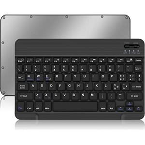 IVEOPPE Tastiera Bluetooth Samsung/iPad, Tastiere Wireless per Tablet Compatibili con Samsung/Windows/Android/iOS/iPad/iPad Pro/iPad Air/, iPhone e Altri Dispositivi Bluetooth, Nero
