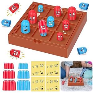 SPHERETRON Gioco da tavolo del Tic Tac Toe, gioco da tavolo interattivo, gioco da tavolo della tazza impilabile del giocatore, giocattolo educativo dei bambini dei genitori per le feste della casa.