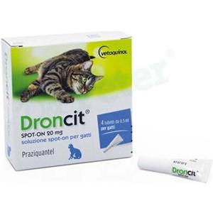 VETOQUINOL (FR) S.A. Droncit Spot-On 20mg Vetoquinol 4 Tubetti Da 0,5ml