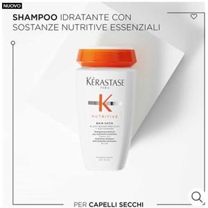 Kérastase Nutritive Bain Satin Shampoo Idratante per Capelli Secchi - 250 ml