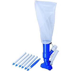 Steinbach Duo 61170 - Aspiratore per Fondo Piscina con Effetto Venturi, palo di Alluminio e Fessura per Inserto telescopico, 1,5 m