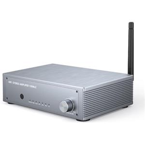 Inwa Amplificatore Audio HIFI Bluetooth, Amplificatore Stereo 200W 2 Canali Mini Hi-Fi Ricevitore, con HDMI(ARC), Opt, Coax, USB, RCA, per Cassa Domestici 100W x 2 con Controllo dei Bassi e degli Alti