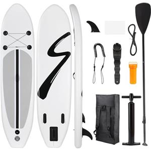 TLSUNNY Tavola Sup Gonfiabile Adulti, 305 x 76 x 15 cm - Stand Up Paddle Board Gonfiabile con Grande Stabilità per Tutti I livelli Di Abilità, Per Yoga Touring Pesca, 200 kg