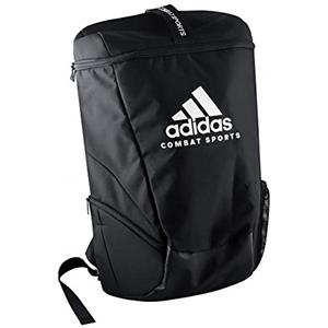 adidas Zaino Sport Combat - Unisex, Nero/Bianco, in Nylon e Poliestere, Versatile per Tempo Libero e Allenamento