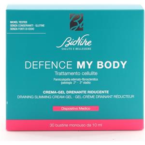 Bionike Defence My Body - Crema-Gel Drenante Riducente per Cellulite, 30 Bustine da 10 ml